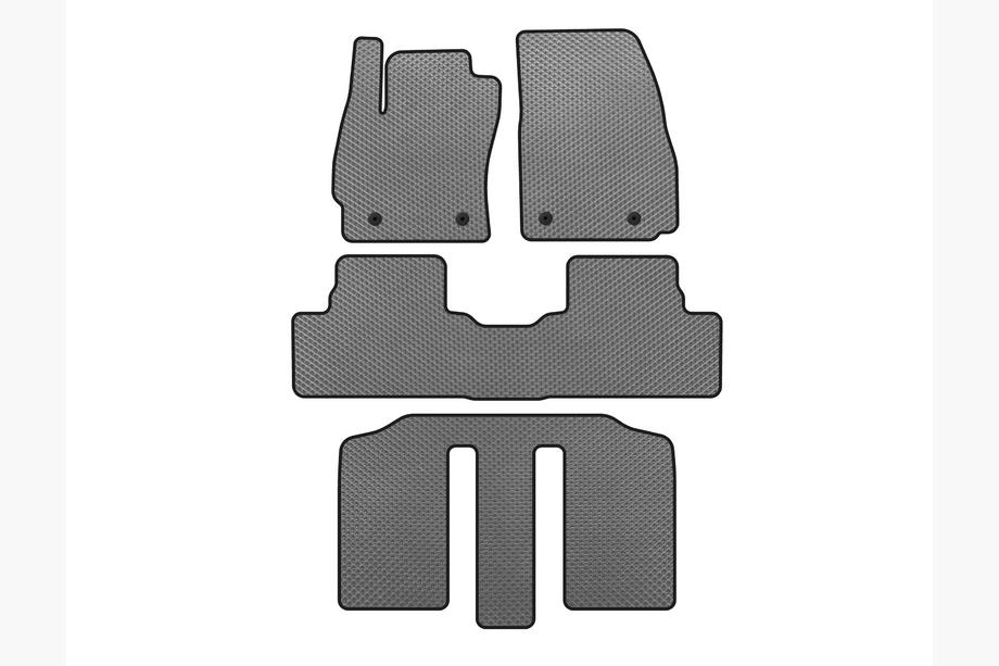 Mazda 5 2010-2018 EVA Floor Mats (3 Rows, Gray) Image