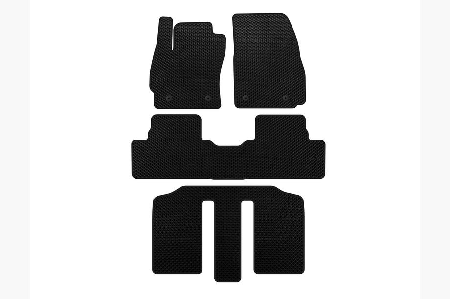 Mazda 5 2010-2018 EVA Floor Mats (3 Rows, Black) Image