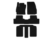 Mazda 5 2010-2018 Textile Floor Mats Classic (3 Rows, Black) photo 1