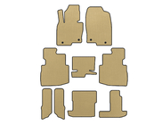 Mazda CX-9 2017- EVA Floor Mats (3 Rows, 7-Seater, Beige) photo 1