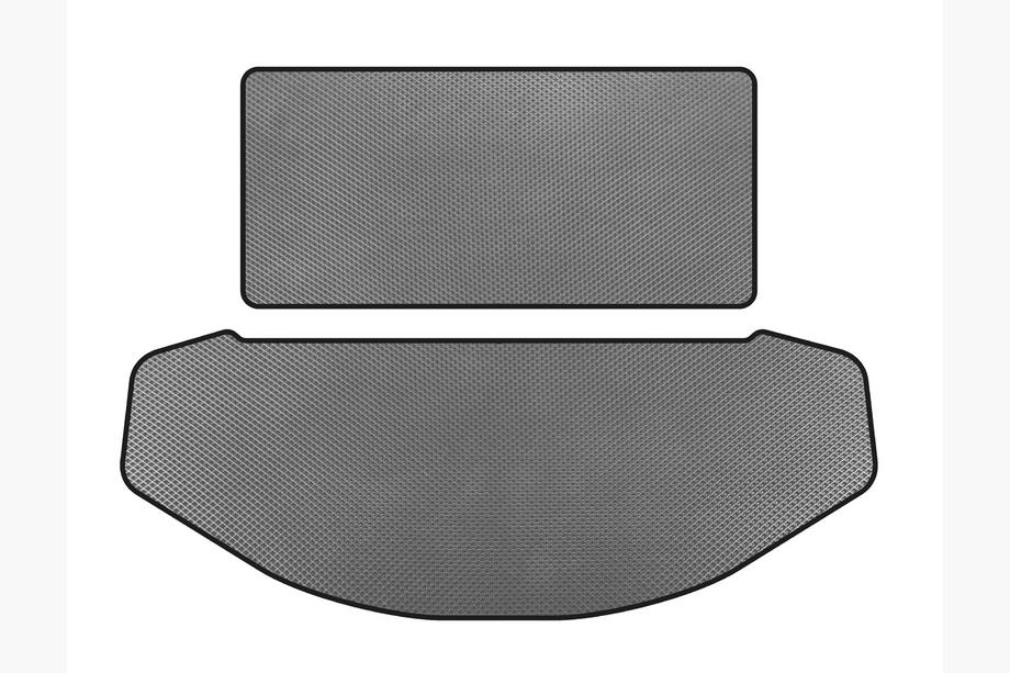 Mazda CX-9 2017- EVA Trunk Mat (Seat Back+Trunk, 7-Seater, Grey) Image