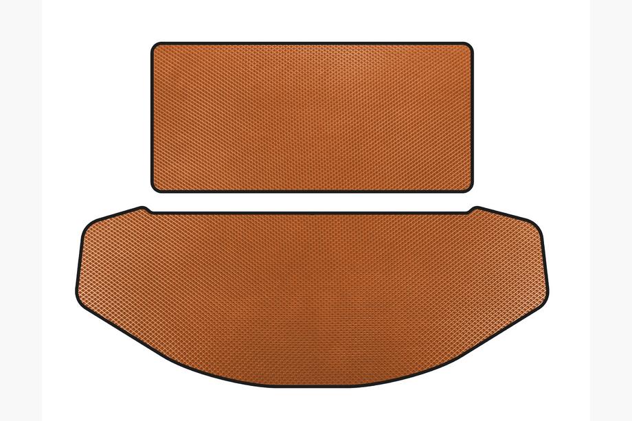 Mazda CX-9 2017- EVA Trunk Mat (Seat Back+Trunk, 7-Seater, Orange) Image