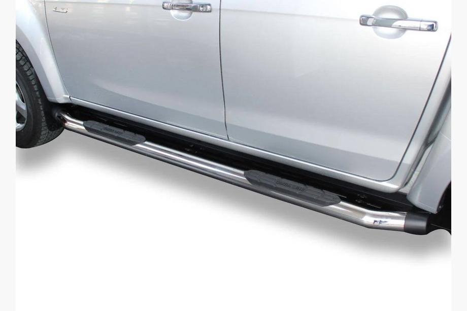 Volkswagen Amarok 2022- Side Steps Amazon Chrome (2 pcs, stainless steel) Image