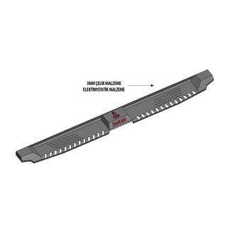 Side Steps Dakar V2 without LED (2 pcs, metal) photo 3
