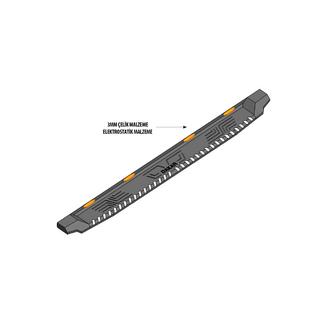 Side Steps Dakar V1 with LED (2 pcs, metal) photo 3