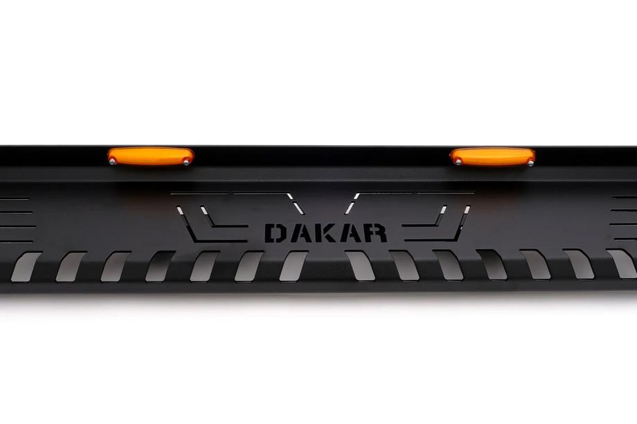 Volkswagen Amarok 2022- Side Steps Dakar V1 with LED (2 pcs, metal) Photo 5