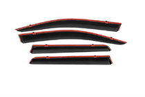Mitsubishi Outlander 2012-2021 Window Deflectors with Chrome Trim Niken Luxury (4 pcs) photo 3