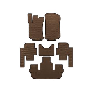 EVA Floor Mats (3 Rows, Brown)