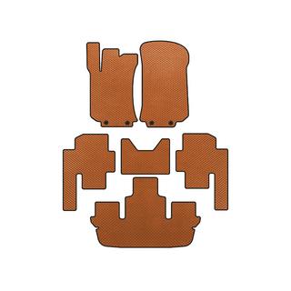 EVA Floor Mats (3 Rows, Orange)
