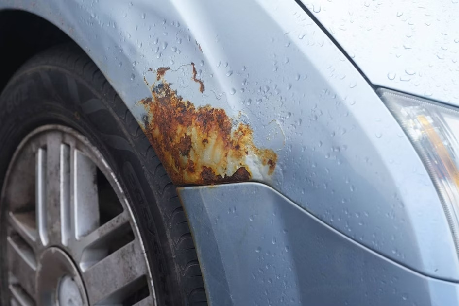 What to do if corrosion appears on the car body?