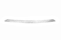 Volkswagen T5 Multivan 2003–2010 Rear bumper protector straight chrome (Omsa, stainless steel) photo 2