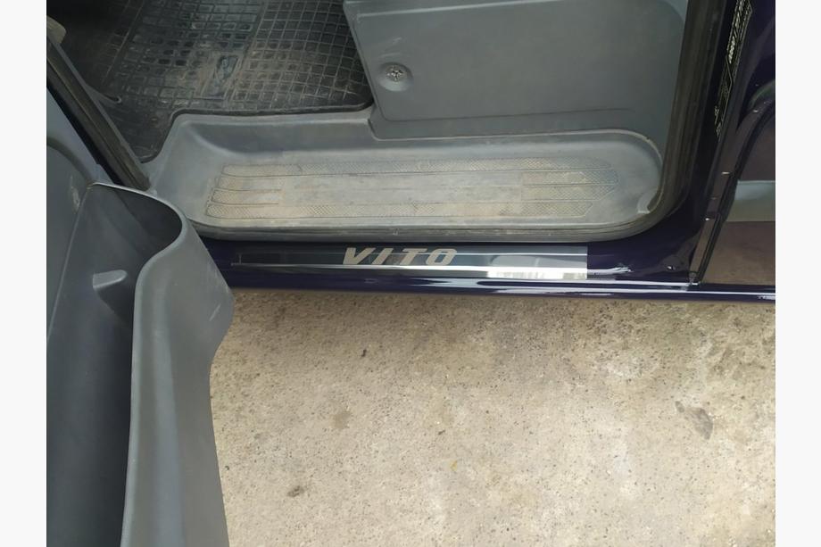 Mercedes Vito W639 2004-2014 Carmos Door Sill Protectors (2 pcs, Stainless Steel) Photo 4