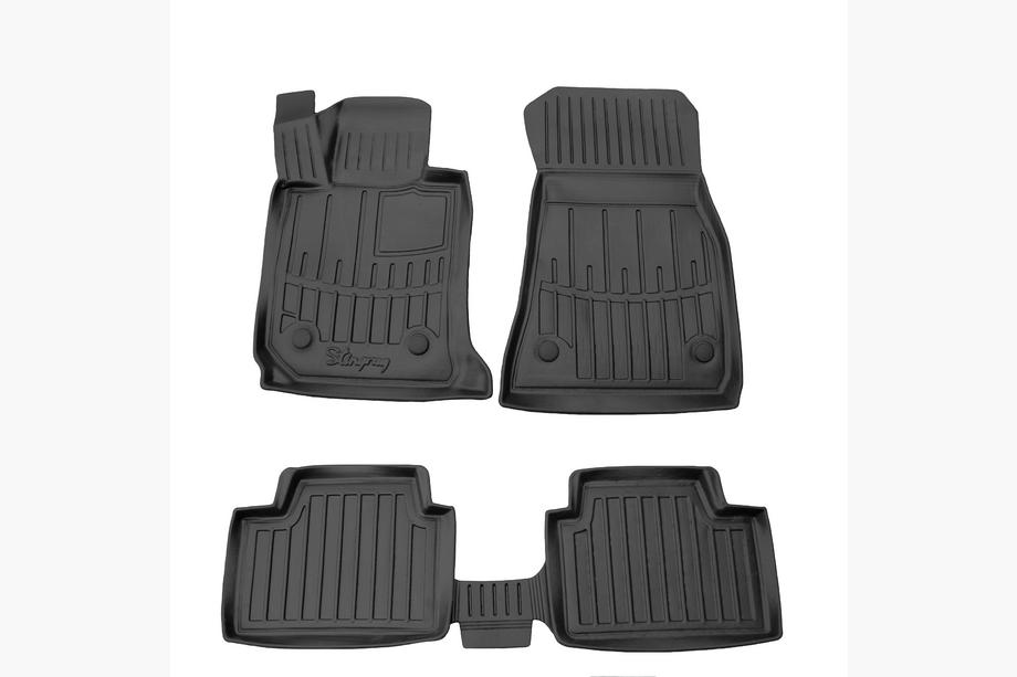 BMW 3 Series G20/G21 2018- Rubber Floor Mats Stingray 3D (5 pcs) Image