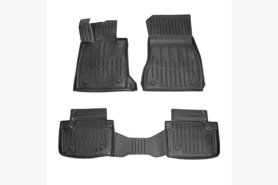 BMW 5/i5 Series G60/G60E/G61 2023- Rubber Floor Mats Stingray 3D (for G60/61, 5 pcs) Image