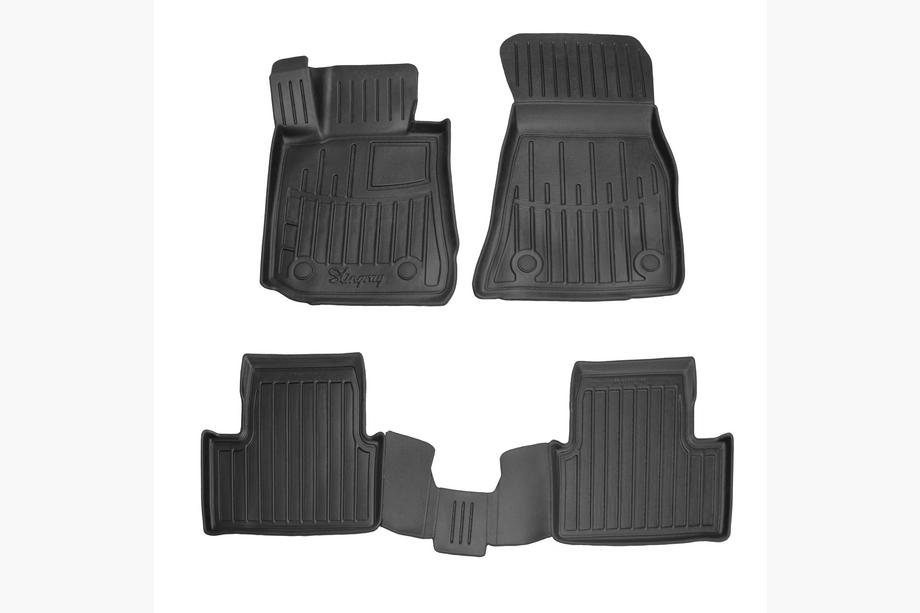 BMW 4 Series G22/23/26 2020- Rubber Floor Mats Stingray 3D (For G26, 4 pcs) Image