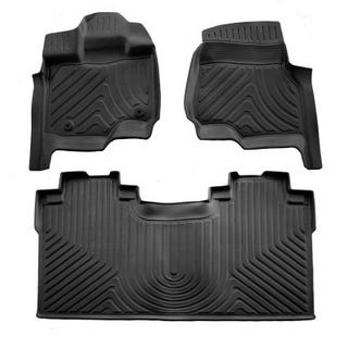 Rubber Floor Mats Stingray 3D (Crew Cab, 3 pcs) Ford F-150 2014-2021
