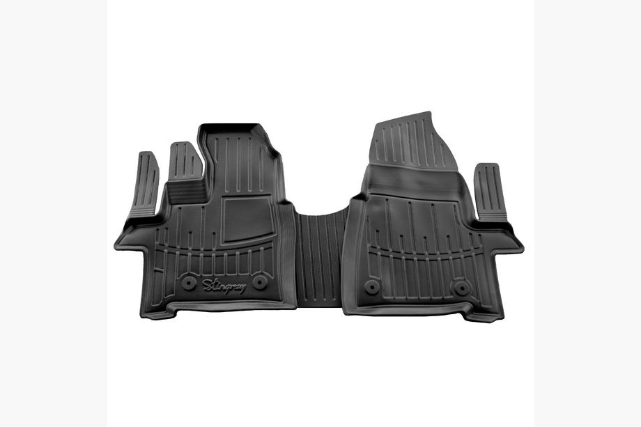 Ford Custom 2013-2022 Stingray 3D Rubber Floor Mats (3 pcs) Image
