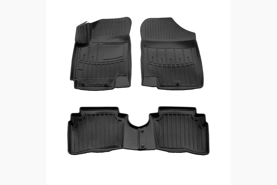 Hyundai I-20 2008-2012 Stingray 3D Rubber Floor Mats (4 pcs) Image