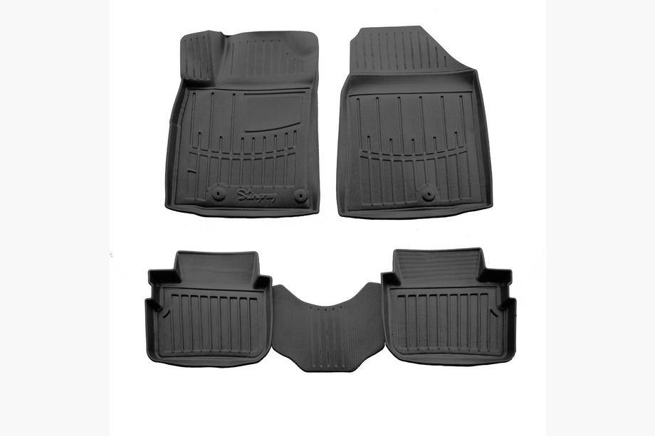 Hyundai Ioniq 2016-2022 Rubber Floor Mats Stingray 3D (Electric, 5 pcs) Image