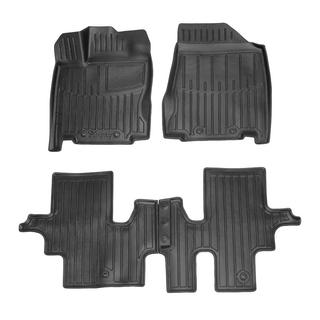 Rubber Floor Mats Stingray 3D (7 Seats, 4 pcs) Infiniti QX60 2016-2021