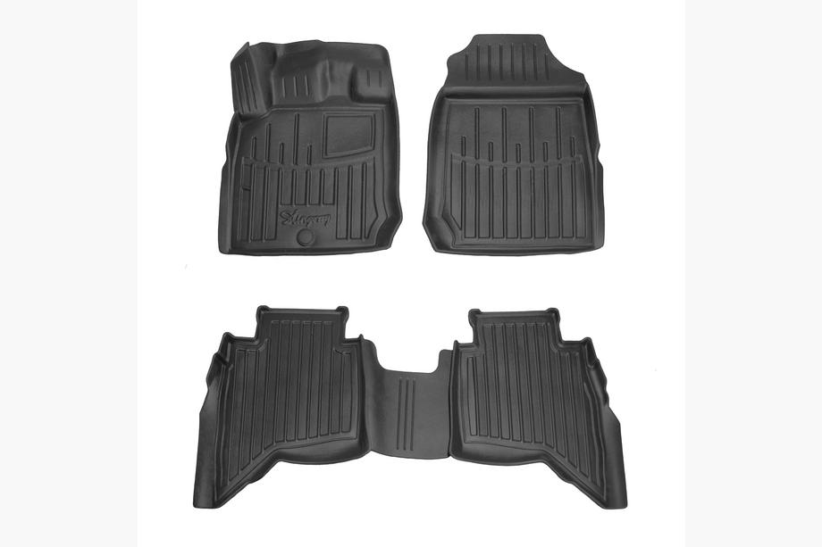 Isuzu D-Max 2019- Stingray 3D Rubber Floor Mats (4 pcs) Image
