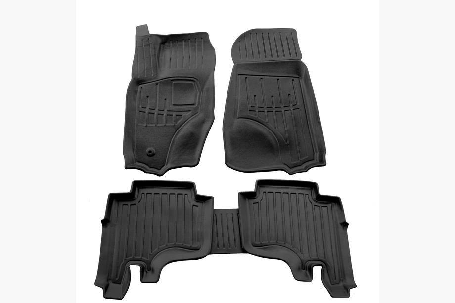 Jeep Grand Cherokee WK 2004-2010 Rubber Floor Mats Stingray 3D (5 pcs) Image