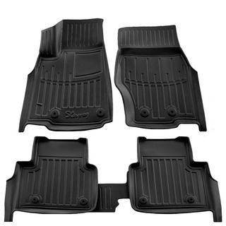 Rubber Floor Mats Stingray 3D (7 Seats, 5 pcs) Jeep Grand Cherokee WL 2021-