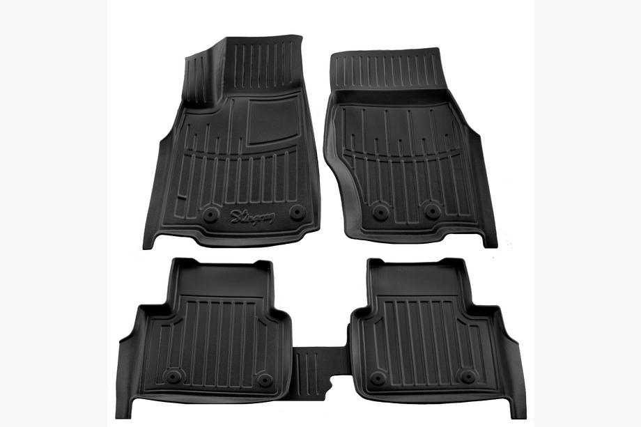 Jeep Grand Cherokee WL 2021- Rubber Floor Mats Stingray 3D (7 Seats, 5 pcs) Image