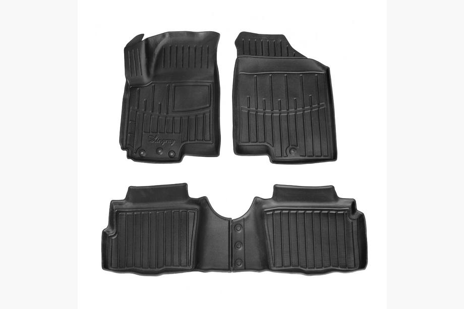 Kia Soul I 2008-2013 Stingray 3D Rubber Floor Mats (4 pcs) Image