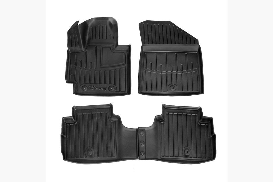 Kia Soul II 2013-2018 Stingray 3D Rubber Floor Mats (4 pcs) Image
