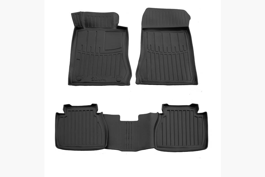 Mercedes E-class W210 1995-2002 Rubber Floor Mats Stingray 3D (2WD, 4 pcs) Image