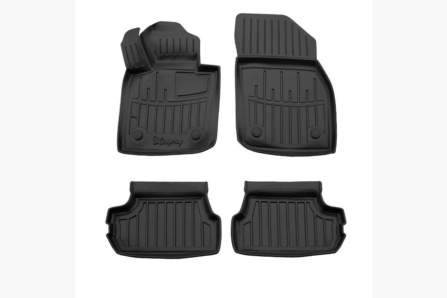Mini Cooper F55/56/57 2014-2023 Rubber Floor Mats Stingray 3D (3-door, 4 pcs) Image