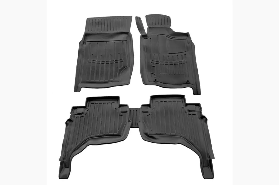 Mitsubishi L200 2006-2015 Stingray 3D Rubber Floor Mats Right-Hand Drive, 5 pcs Image