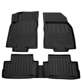 Rubber Floor Mats Stingray 3D (For Rogue Sport, 5 pcs) Nissan Qashqai 2014-2021