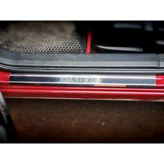 Door Sill Protectors Carmos V1 Stainless Steel Set of 4 Nissan Qashqai 2010-2014 photo 2