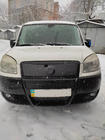 Fiat Doblo I 2005-2010 Upper Winter Grille Cover glossy photo 1