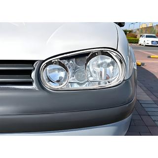 Headlight Covers Glasses V2 (2 pcs, plastic) Volkswagen Golf 4 1997-2006 photo 1