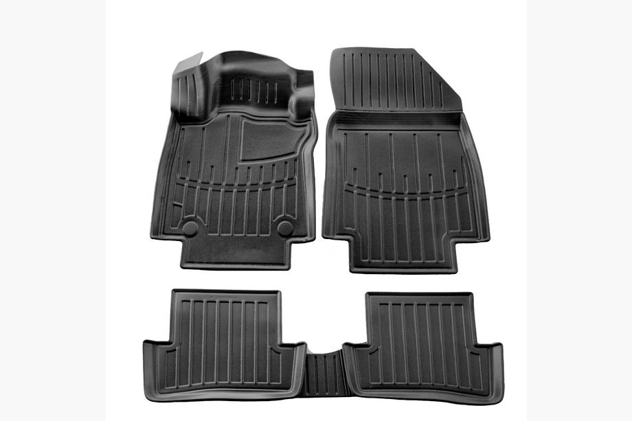 Renault Clio IV 2012-2019 Rubber Floor Mats Stingray 3D (5 pcs) Image