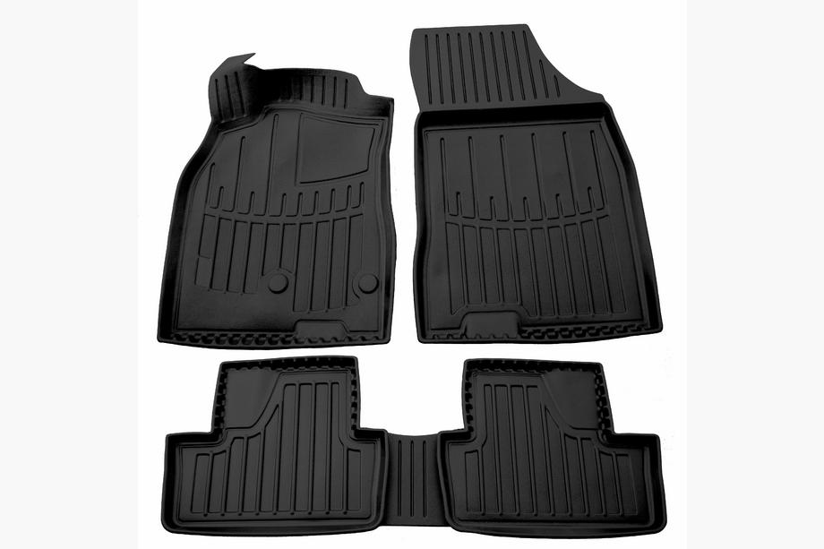 Renault Megane III 2009-2016 Rubber Floor Mats Stingray 3D (HB, 5 pcs) Image