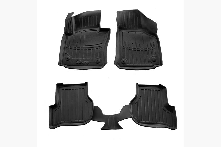 Seat Leon 2005-2012 Stingray 3D Rubber Floor Mats (4 pcs) Image