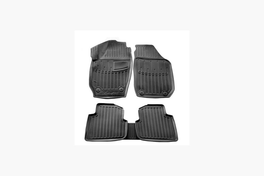 Skoda Roomster 2006-2015 Rubber Floor Mats Stingray 3D (5 pcs) Image