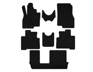 Mitsubishi Grandis 2003-2011 Textile Floor Mats Classic (3 Rows, 7-Seater, Black) photo 1