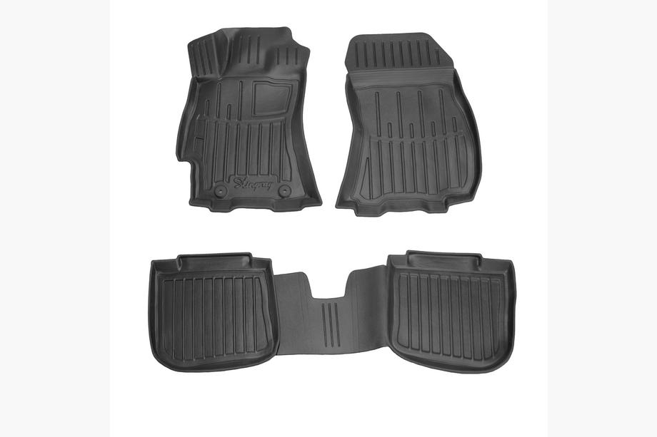 Subaru Outback 2009-2014 Stingray 3D Rubber Floor Mats (4 pcs) Image