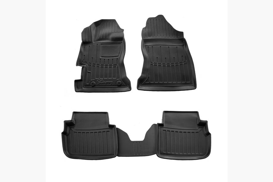 Subaru XV 2017-2023 Stingray 3D Rubber Floor Mats (4 pcs) Image