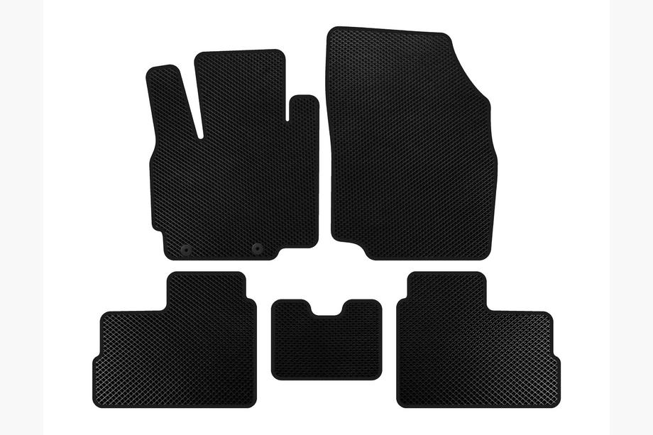 Mitsubishi Space Star/Mirage 2012- EVA Floor Mats (for Space Star, 2012-2016, HB, Black) Image