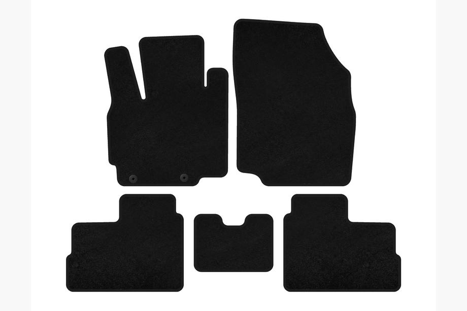 Mitsubishi Space Star/Mirage 2012- Premium Textile Floor Mats (for Space Star, 2012-2016, HB, Black) Image