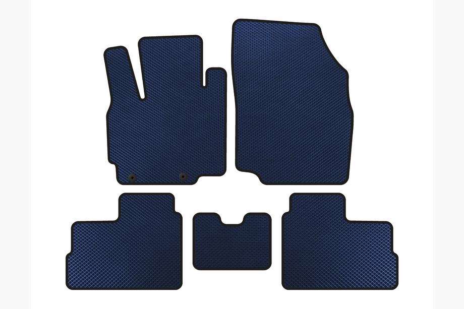 Mitsubishi Space Star/Mirage 2012- EVA Floor Mats (for Space Star, 2012-2016, HB, Blue) Image