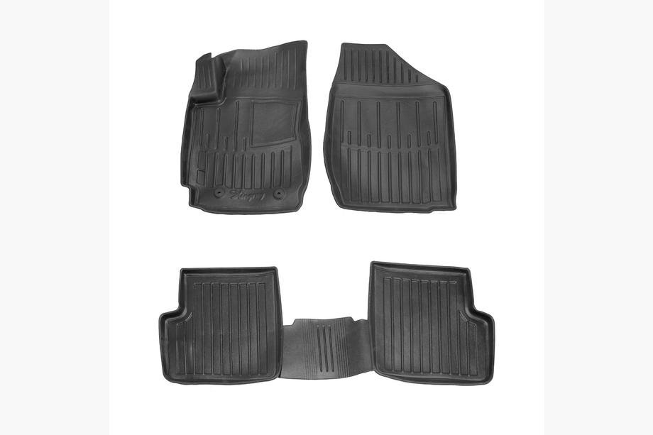 Toyota Corolla 2002-2007 Stingray 3D Rubber Floor Mats (4 pcs) Image