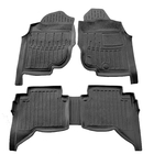 Toyota Hilux 2006-2015 Rubber Floor Mats Stingray 3D (Right-Hand Drive, Crew Cab, 5 pcs) photo 1