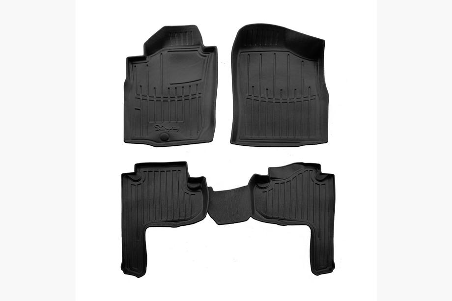 Toyota Land Cruiser 90 Prado 1996-2002 Rubber Floor Mats Stingray 3D (5-door, 5 pcs) Image